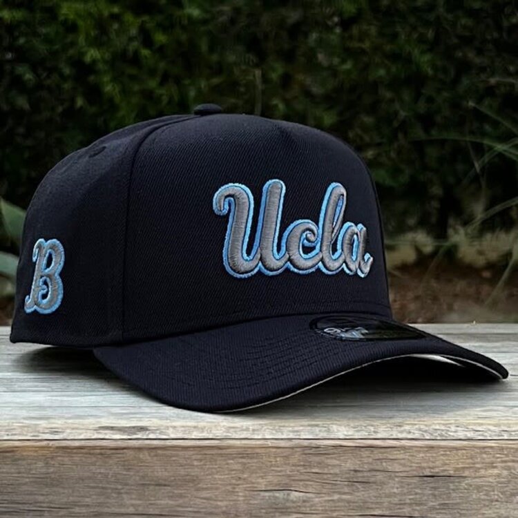 New Era UCLA Bruins Navy Gray-Blue Outline Script SP 940 A-Frame