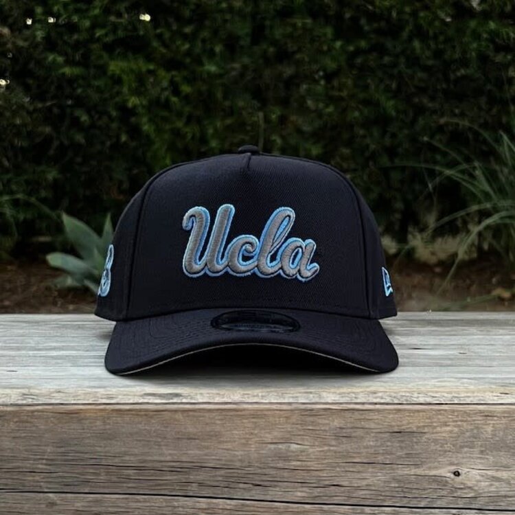 New Era UCLA Bruins Navy Gray-Blue Outline Script SP 940 A-Frame