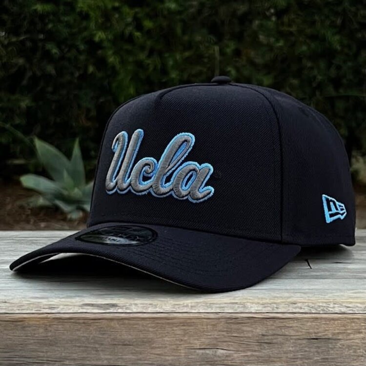 New Era UCLA Bruins Navy Gray-Blue Outline Script SP 940 A-Frame