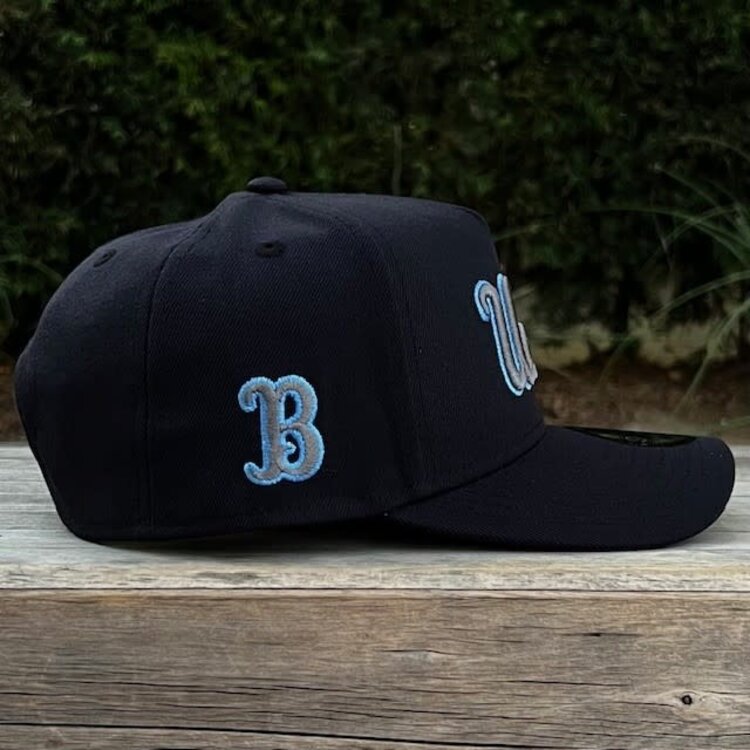 New Era UCLA Bruins Navy Gray-Blue Outline Script SP 940 A-Frame