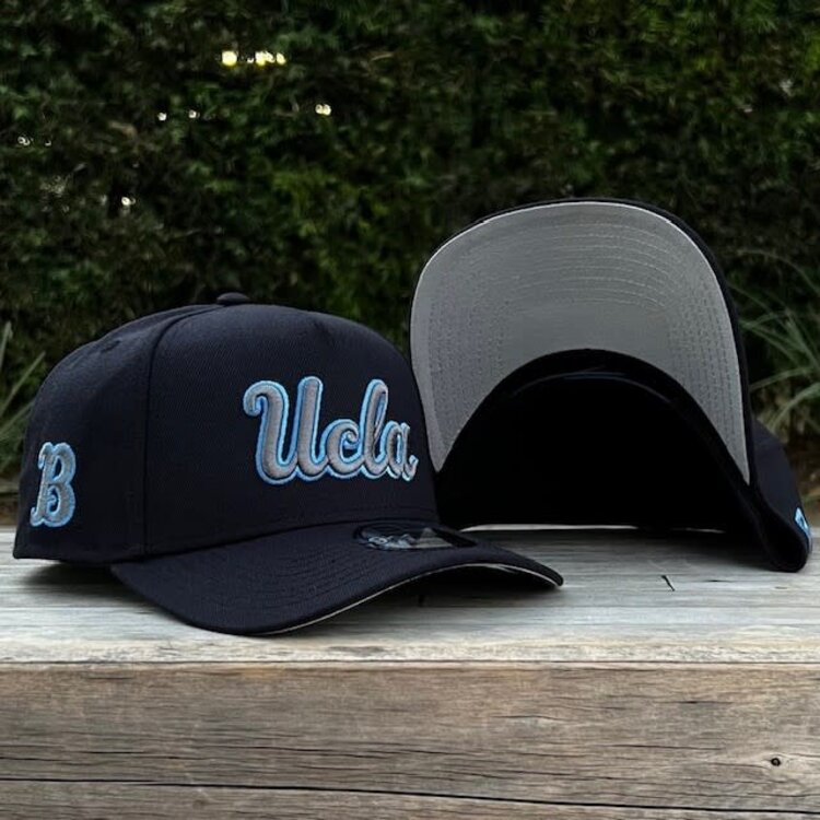 New Era UCLA Bruins Navy Gray-Blue Outline Script SP 940 A-Frame