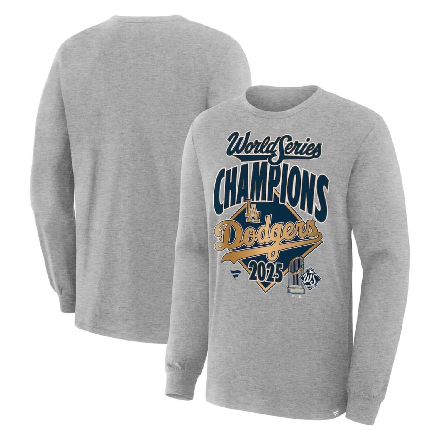 LA Dodgers 2025 WS Champs Locker Room Long Sleeve T-Shirt - The