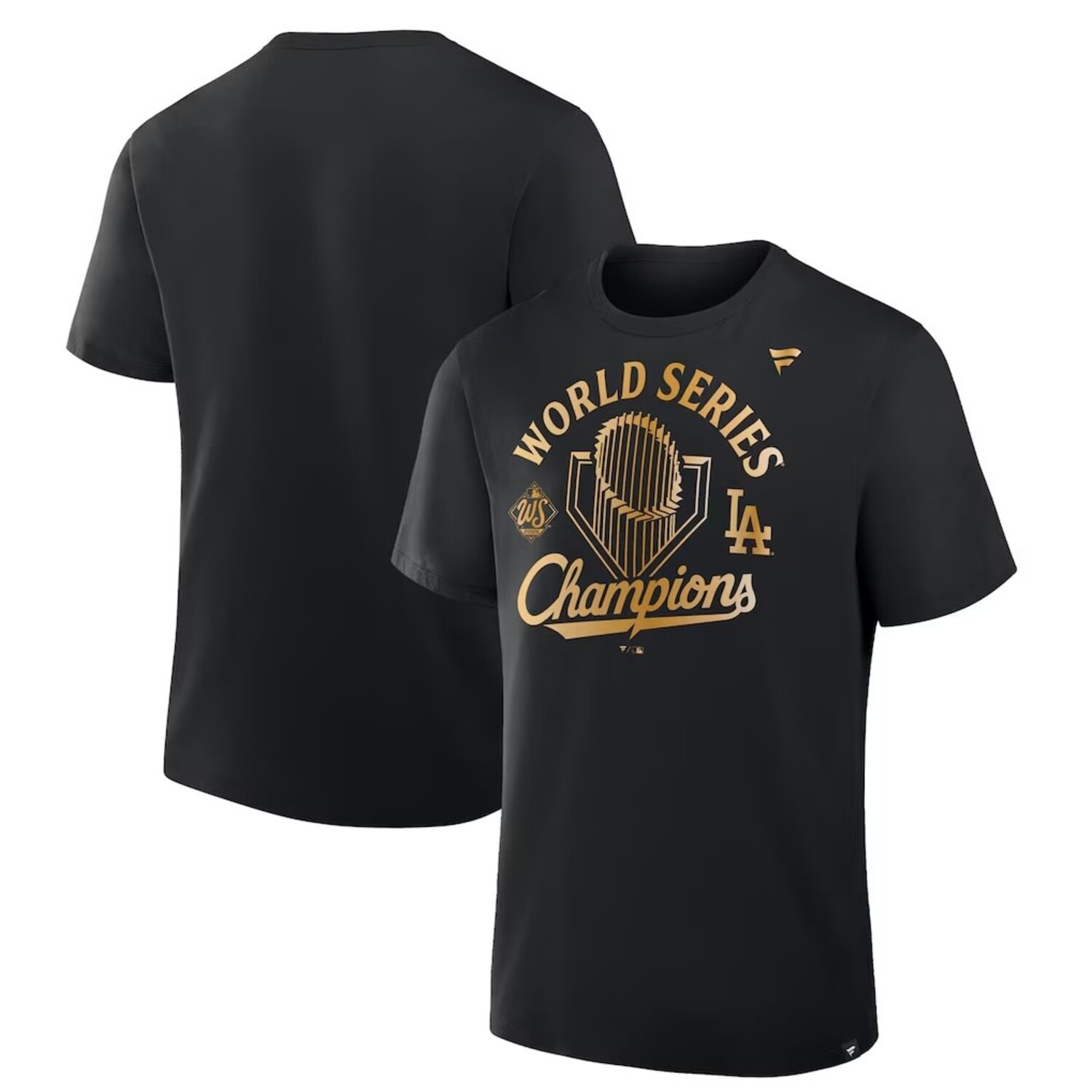 LA Dodgers 2025 WS Champs Parade Black T-Shirt - The Locker Room