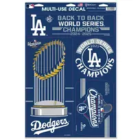 Wincraft Extra Large Decal MLB 2024-2025 World Series Back to Back Champions 11"x17"
