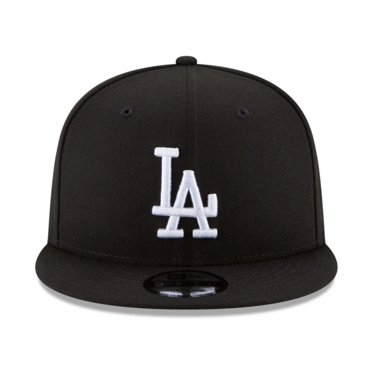 New Era LA Dodgers Black White 2025 WS Champs Side Patch 950 Snapback