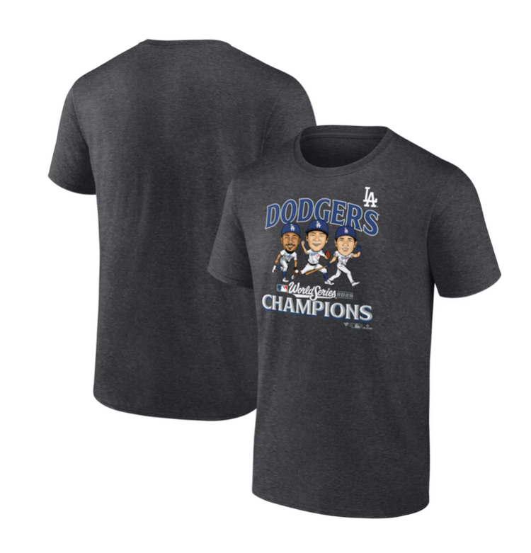 Fanatics LA 2025 WS Champs Caricature T-Shirt