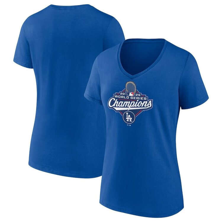 Fanatics LA Women's 2025 WS Champs Official Logo Royal T-Shirt