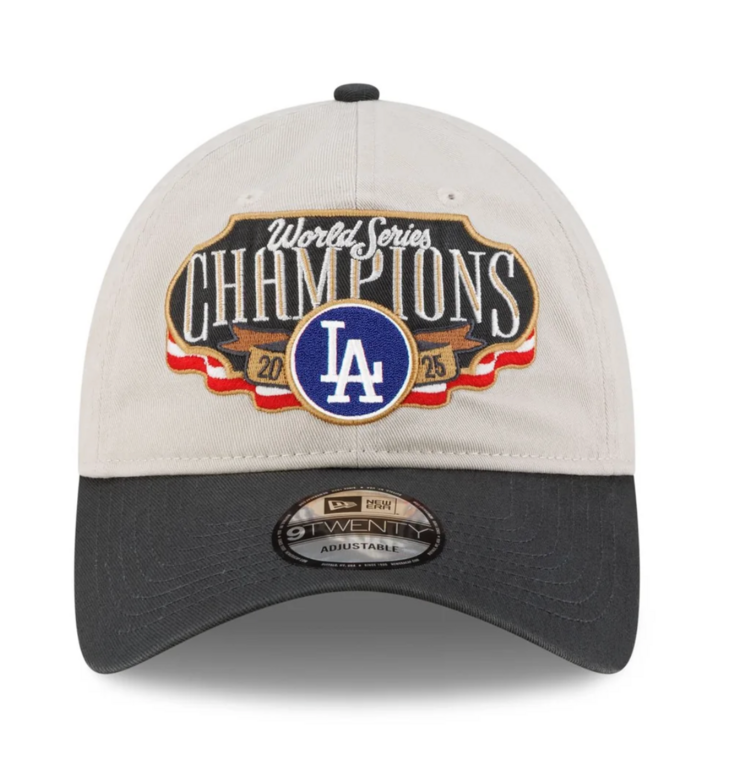 New Era LA Dodgers 2025 World Series Champions 920 Adjustable