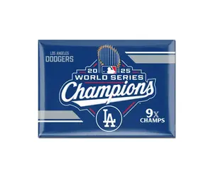 LA Dodgers 2025 World Series Champions Magnet 2.5 in x 3.5 in