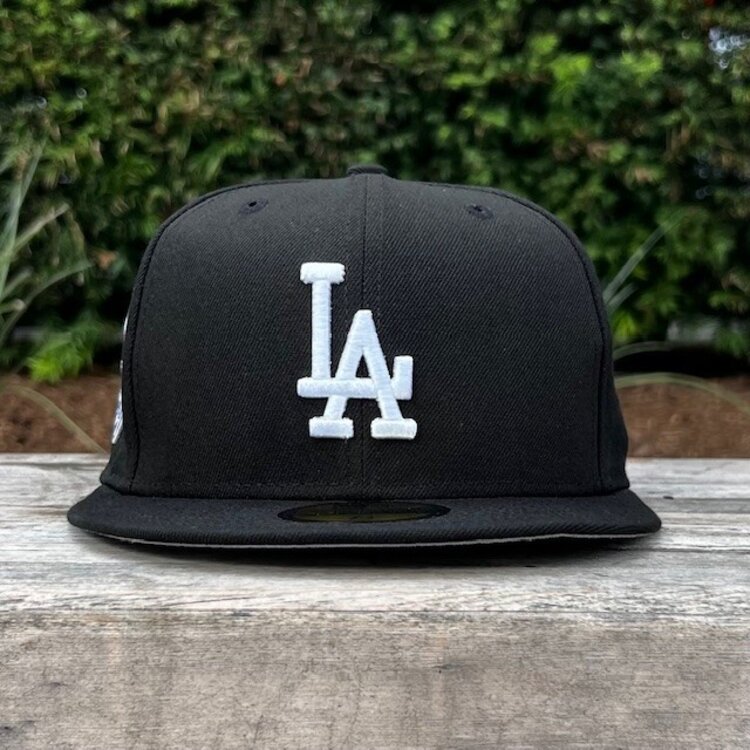 New Era LA Dodgers Black White 2025 World Series Champions