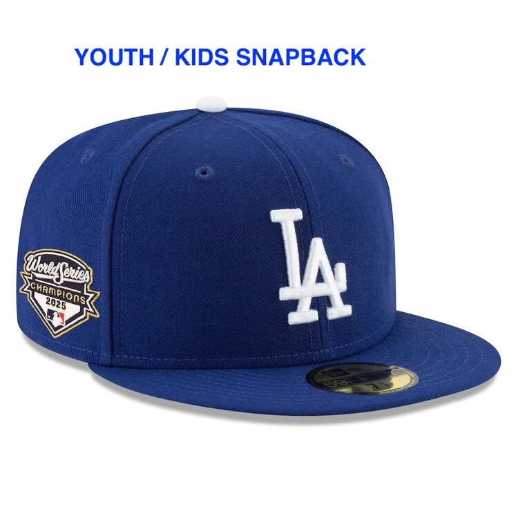 New Era LA Dodgers 2025 Youth World Series Champs SP Fitted