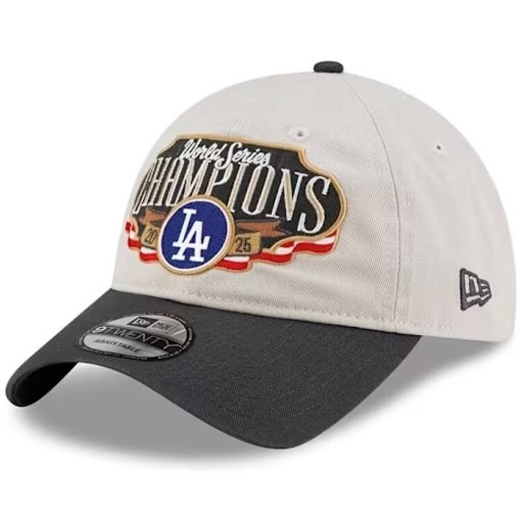 New Era LA Dodgers 2025 WS Champs Locker Room 920 Adjustable