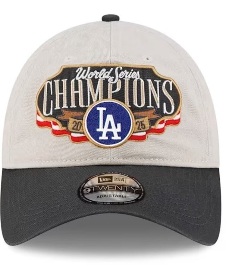 New Era LA Dodgers 2025 WS Champs Locker Room 920 Adjustable