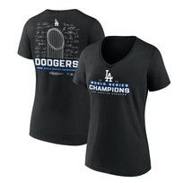 Fanatics LA Dodgers Women's 2025 2025 WS Signature Roster T-Shirt