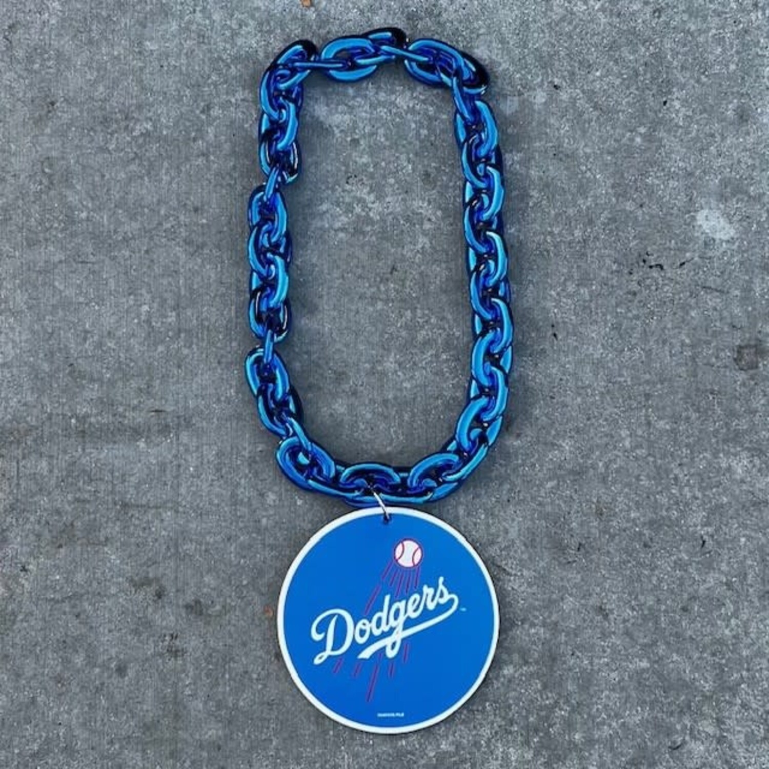 LA Dodgers Fan Chain 2025 World Series Champions Royal - The