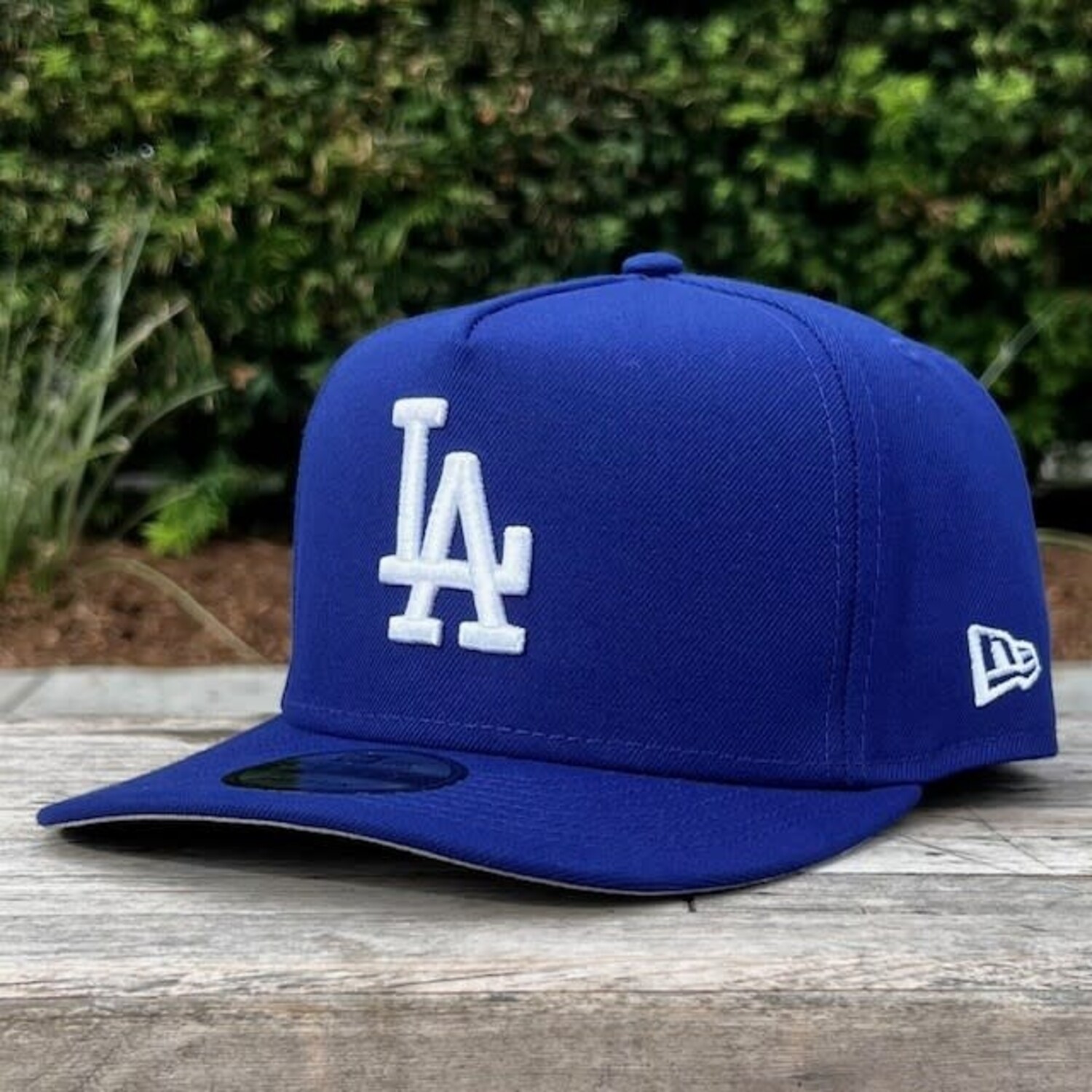 LA Dodgers 2025 WS Champs Side Patch 950 A-Frame Snapback - The