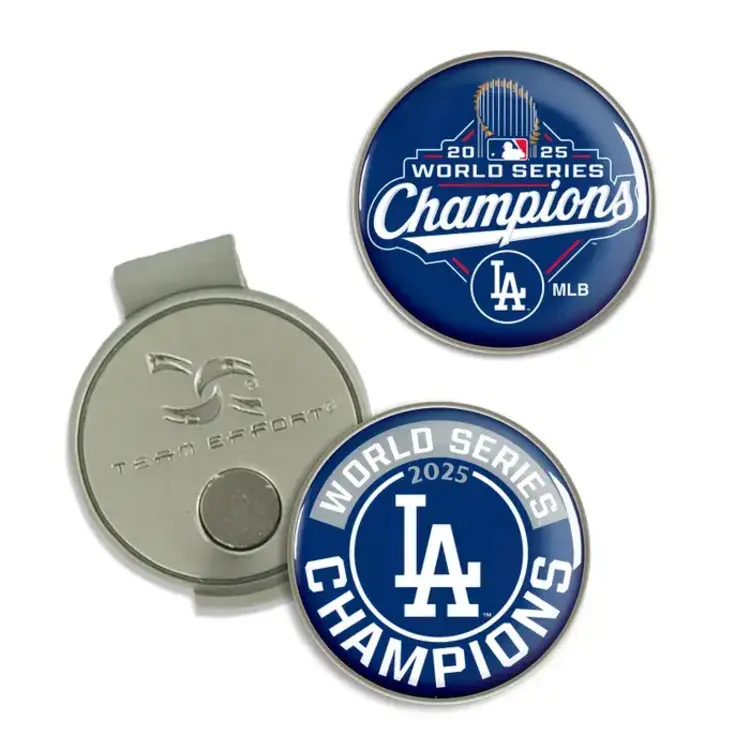 Wincraft LA Dodgers 2025 World Series Champions Hat Clip & Ball Markers