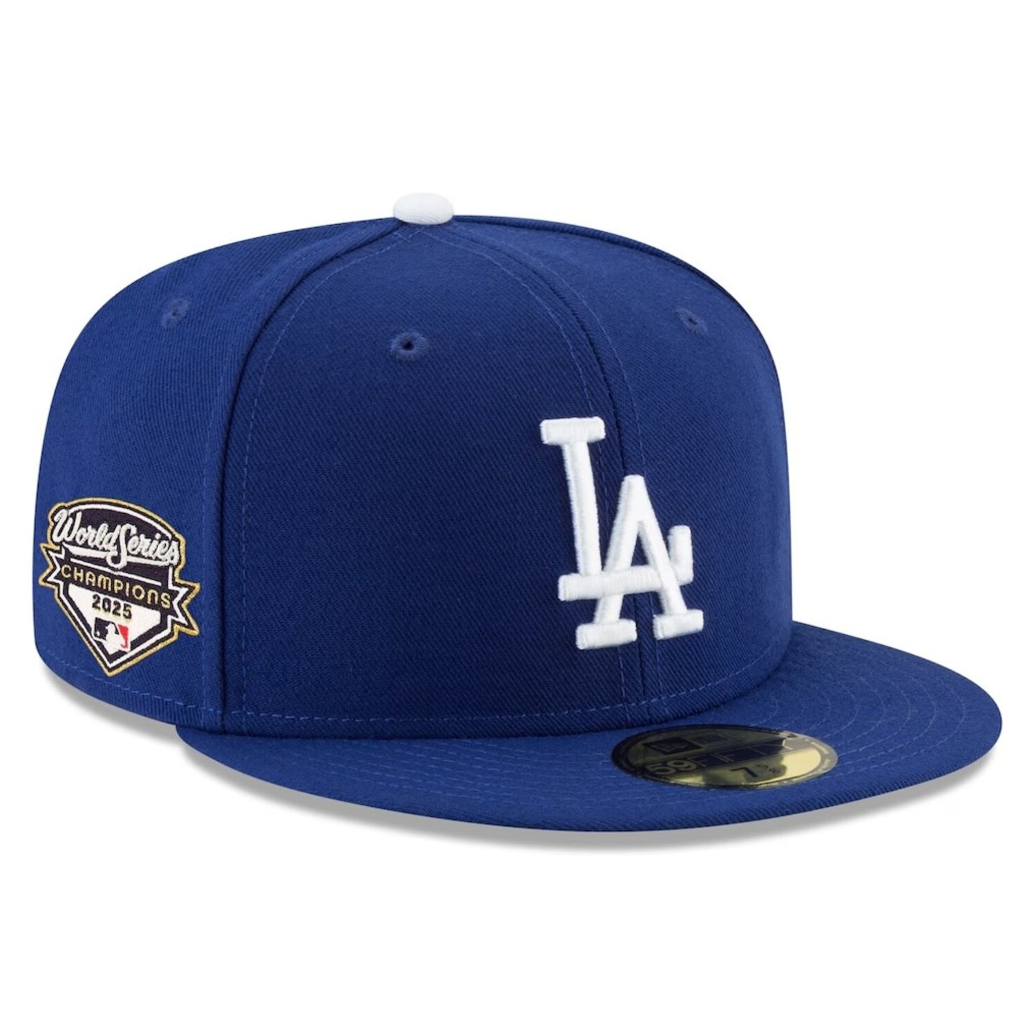 LA Dodgers Royal 2025 World Series Champions Side Patch Fitted