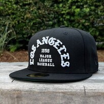 New Era LA Dodgers 1958 Old English Arch Black