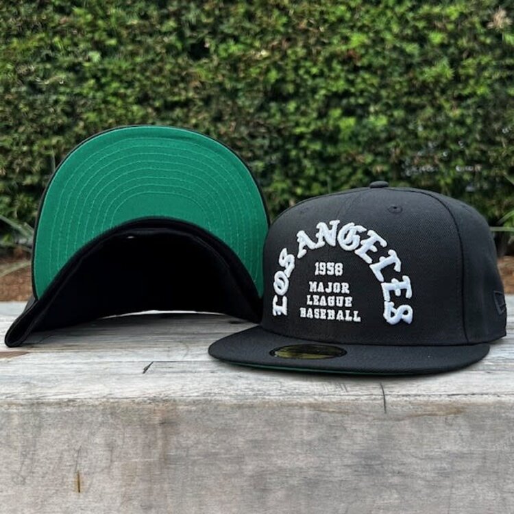 New Era LA Dodgers 1958 Old English Arch Black