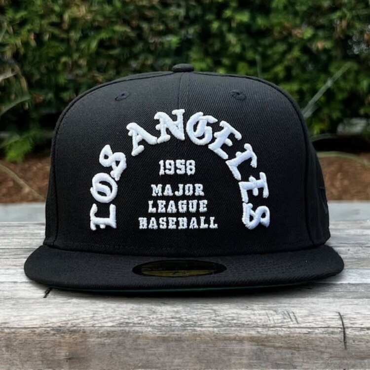 New Era LA Dodgers 1958 Old English Arch Black