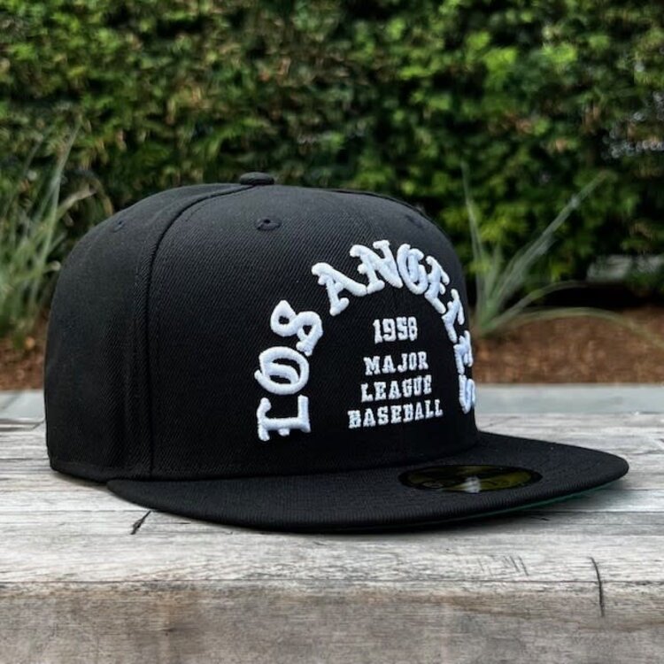 New Era LA Dodgers 1958 Old English Arch Black