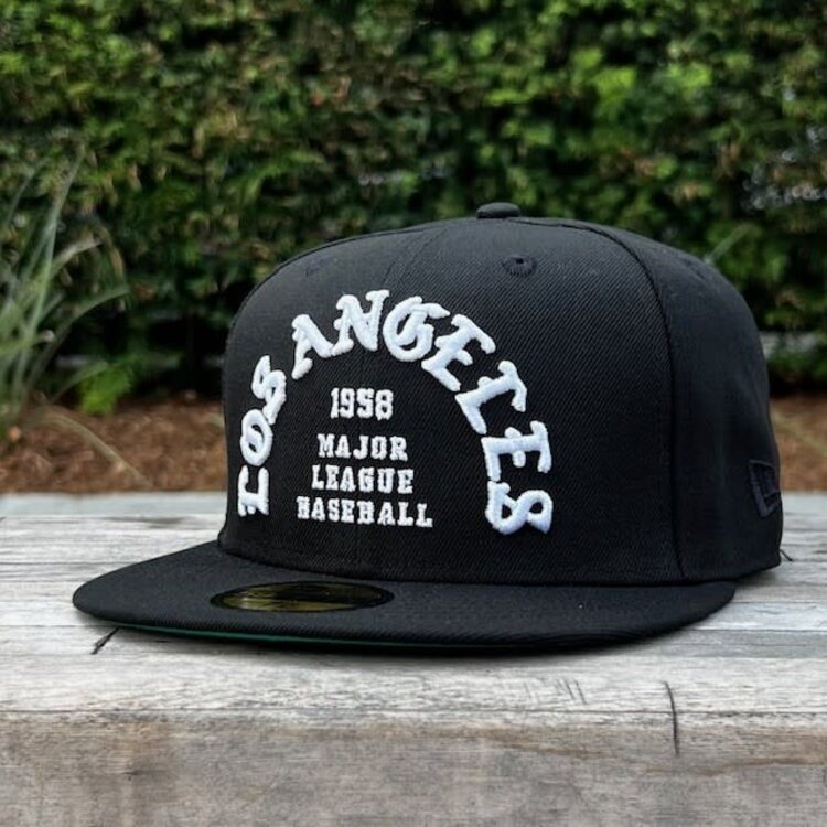 New Era LA Dodgers 1958 Old English Arch Black