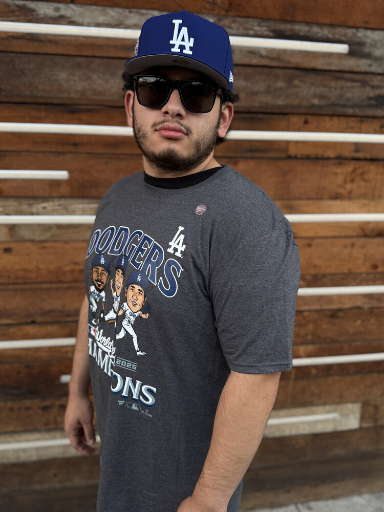 Fanatics LA 2025 WS Champs Caricature T-Shirt