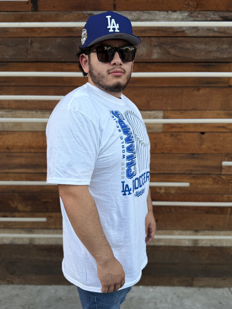 Fanatics LA 2025 WS Champs White Wild Pitch T-Shirt