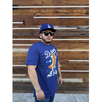 New Era LA Dodgers Men's NE Royal Dodger Dog Tee