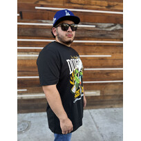 New Era LA Dodgers Men's NE Black Champaigne Tee