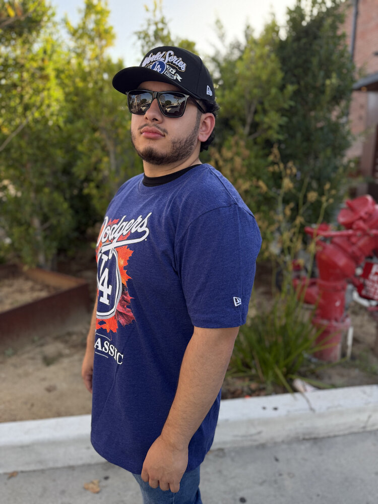 New Era LA Dodgers Men's NE Royal Fall Classic Tee