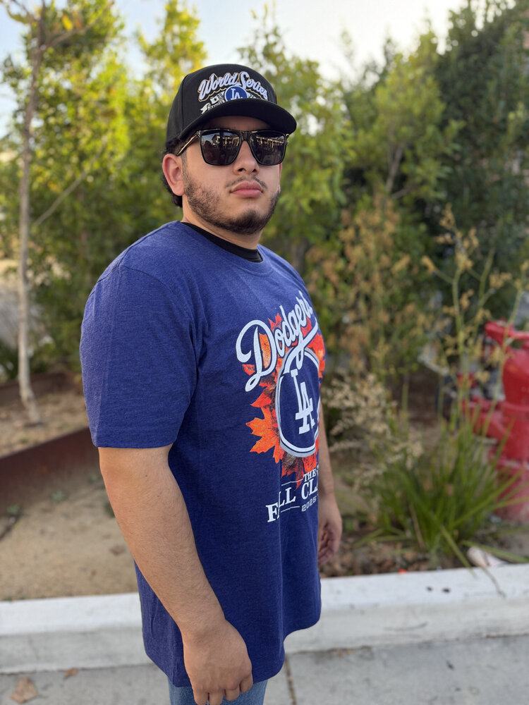 New Era LA Dodgers Men's NE Royal Fall Classic Tee