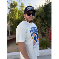 New Era LA Dodgers Men's NE Cream Fall Classic Tee