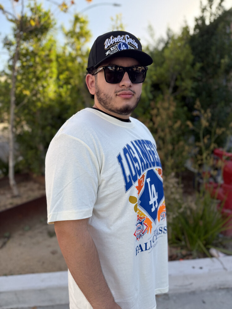 New Era LA Dodgers Men's NE Cream Fall Classic Tee