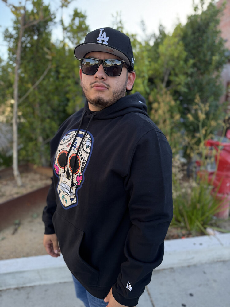 New Era LA NE Sugar Skull Black 2.0 Hood
