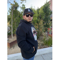 New Era LA NE Sugar Skull Black 2.0 Hood