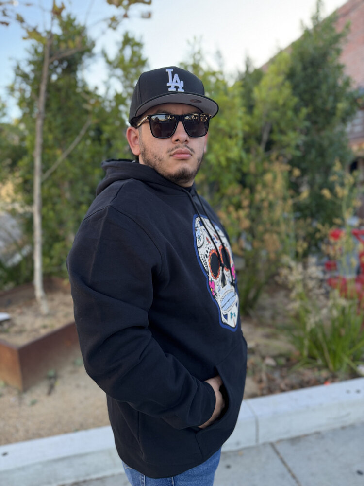 New Era LA NE Sugar Skull Black 2.0 Hood