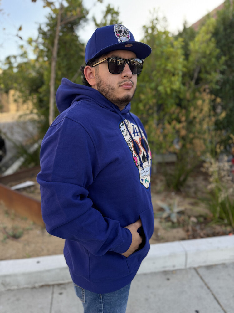 New Era  LA NE Sugar Skull Royal 2.0 P/O Hoodie