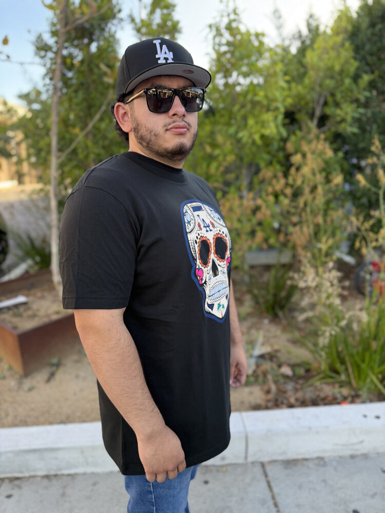 New Era LA NE Sugar Skull Black 2.0 Tee