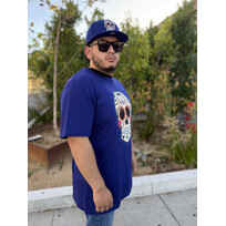 New Era LA NE Sugar Skull Royal 2.0 Tee