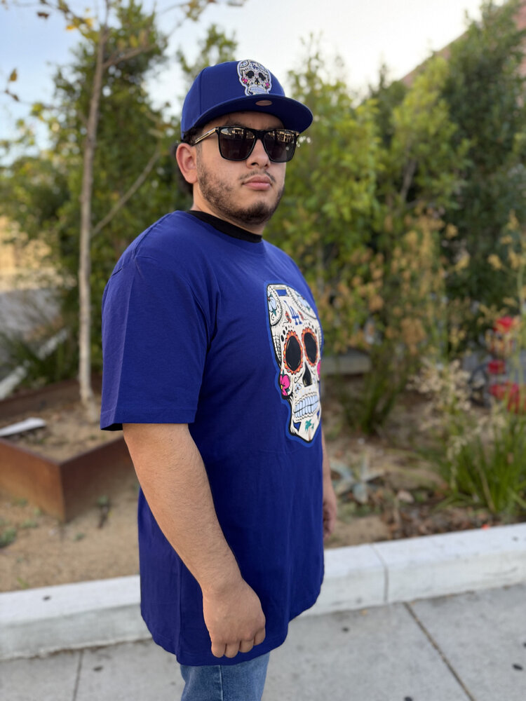 New Era LA NE Sugar Skull Royal 2.0 Tee