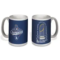 Wincraft LA Dodgers 2025 World Series Champions 15oz 2-Sided Mug Ceramic