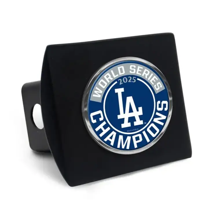 Wincraft LA Dodgers 2025 World Series Champions Hitch Cover-Domed Metal Emblem