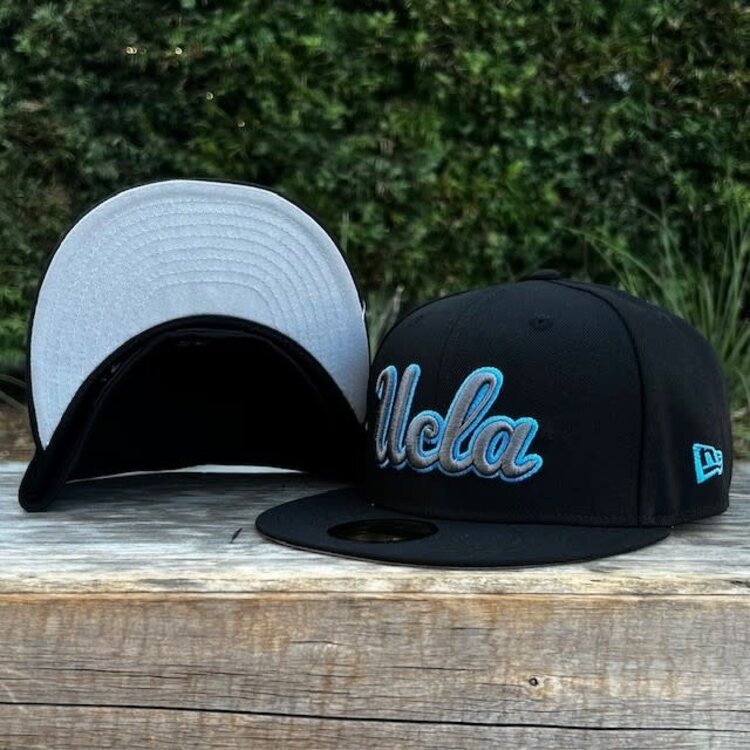 New Era UCLA Bruins Script Black Gray-Blue