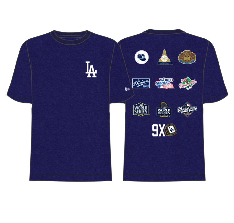 New Era LA Dodgers Men's 9X World Series Champs Royal