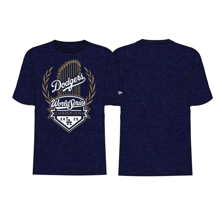 New Era LA Dodgers Men's 2025 World Series Champs Trophy Royal
