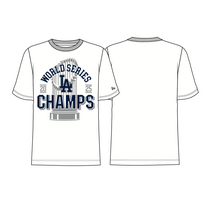 New Era LA Dodgers Men's 2025 World Series Champs Trophy White