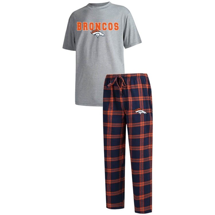 Concepts Sport Broncos M Troupe Pajama Set
