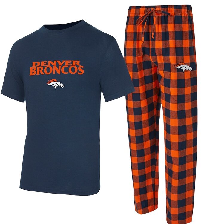 Concepts Sport Broncos Men's Avondale Pajama Set